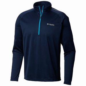 Columbia Titan Trail™ Half Zip Skjorta Herr Marinblå (JCESU7931)